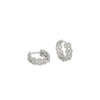 petite chain hoops styling shot PVD gold waterproof